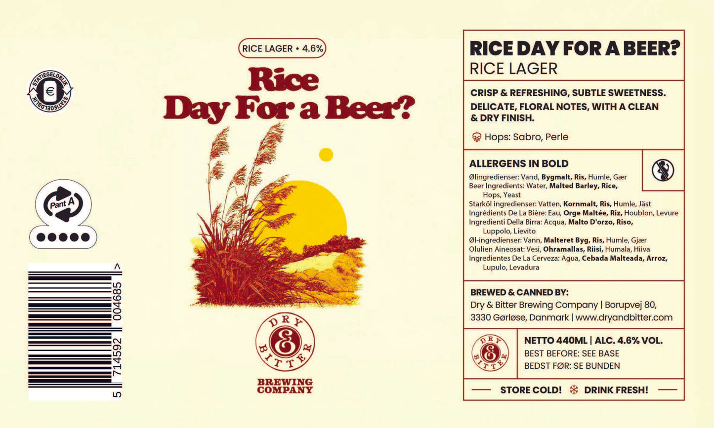 Rice Day For A Beer? | Rice Lager