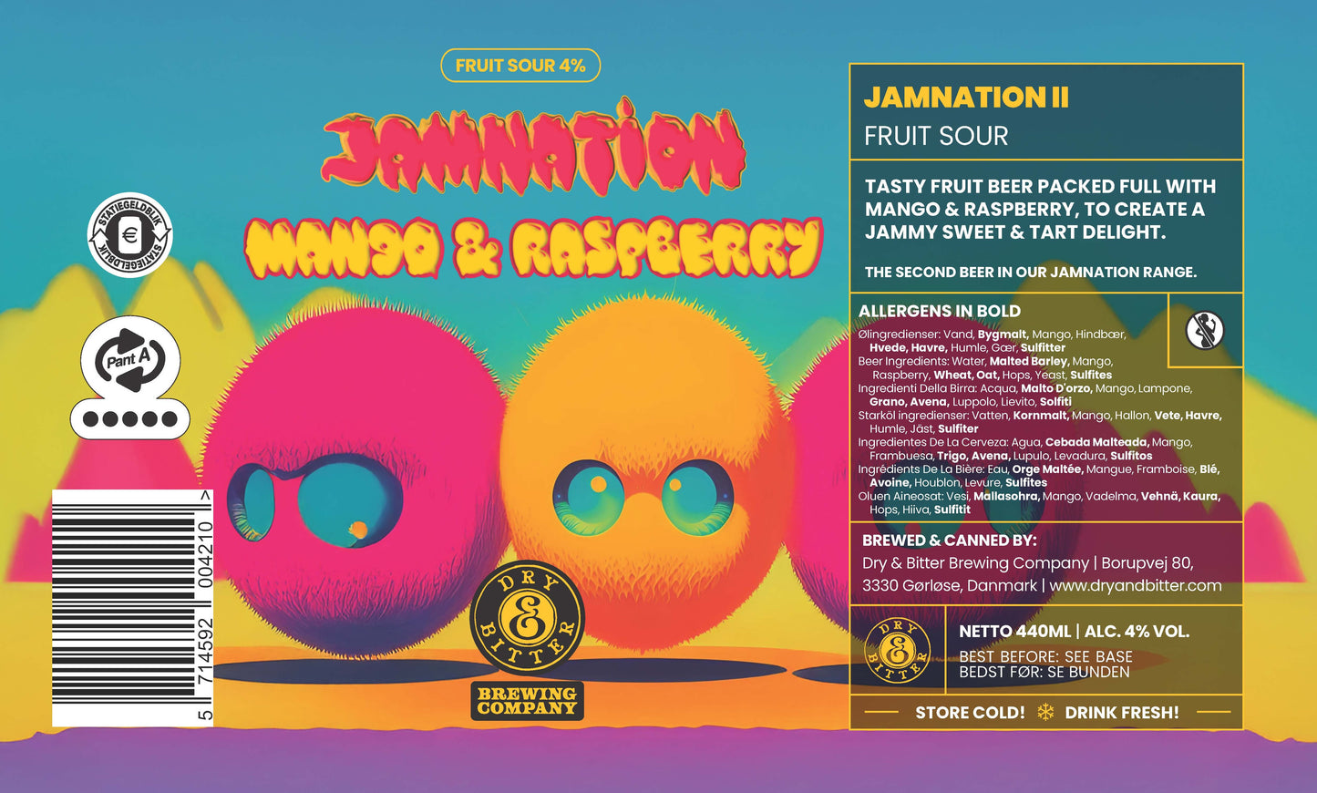 Jamnation II: Mango & Raspberry | Fruit Sour