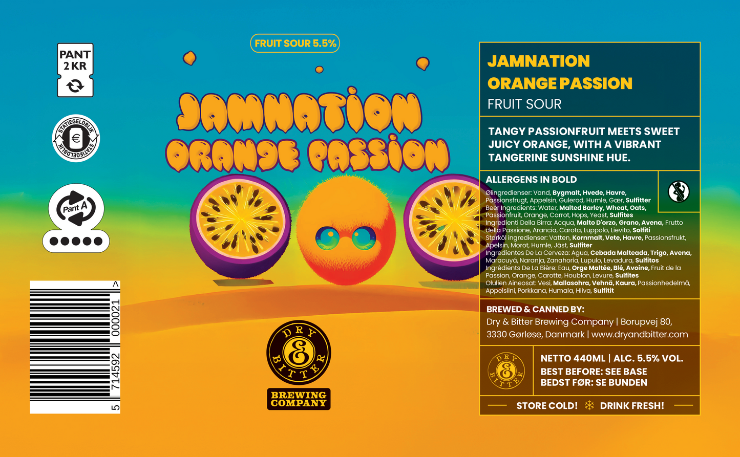 Jamnation Orange Passion | Fruit Sour