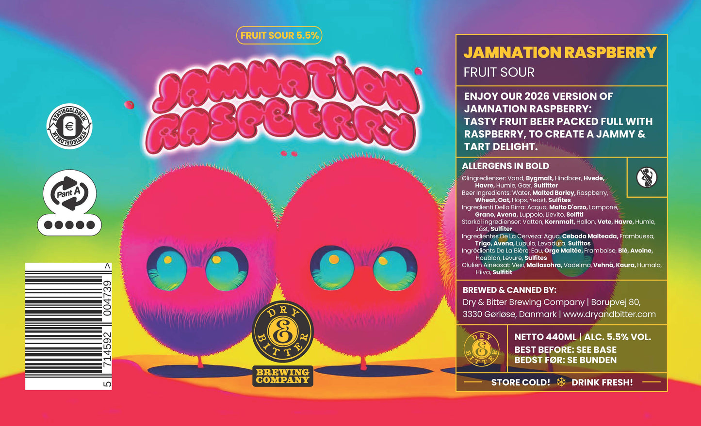 Jamnation Raspberry | Fruit Sour