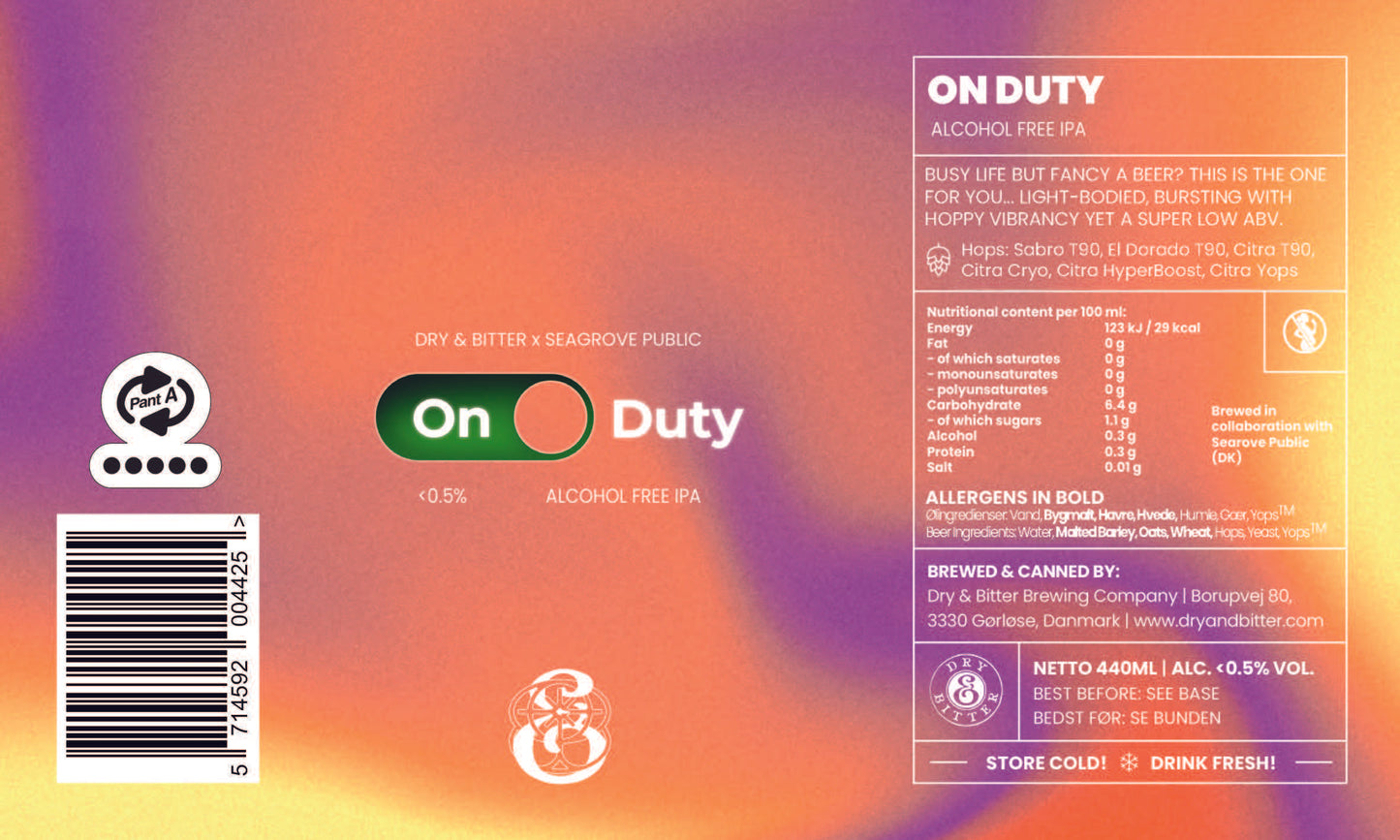 On Duty | Alcohol Free IPA